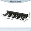 Screwdriver Holder Wall Rack,Shed Multifunctional Easy Installation Organizer Floating Shelf for