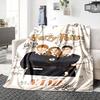 Custom Name "Magic School Adventure" blanket for Couch & Bed, Plush Cozy Fuzzy Blanket Super Soft & Warm Blankets for Fall and Winter. 090885