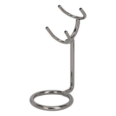 מחזיק למכונת גילוח נירוסטה מעמד למברשת גילוח שחור מעמד מחזיק לאוורור משופר