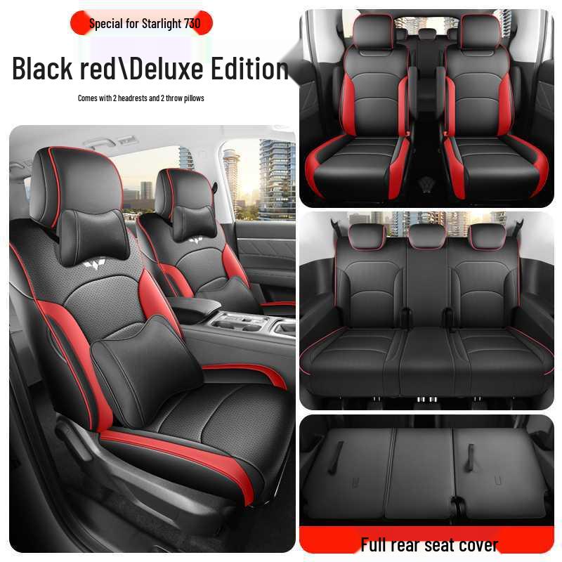 Universal Wuling Xingguang 730 Seat Cushion: Breathable, Ventilated Four-Season Cover for 25 Models