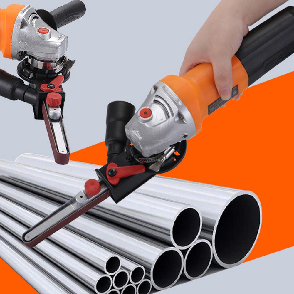 Bandschleifer Winkelschleifer Zubehör Aluminiumlegierung Schwarz 3 Arbeitsarm für 10mm Spindel