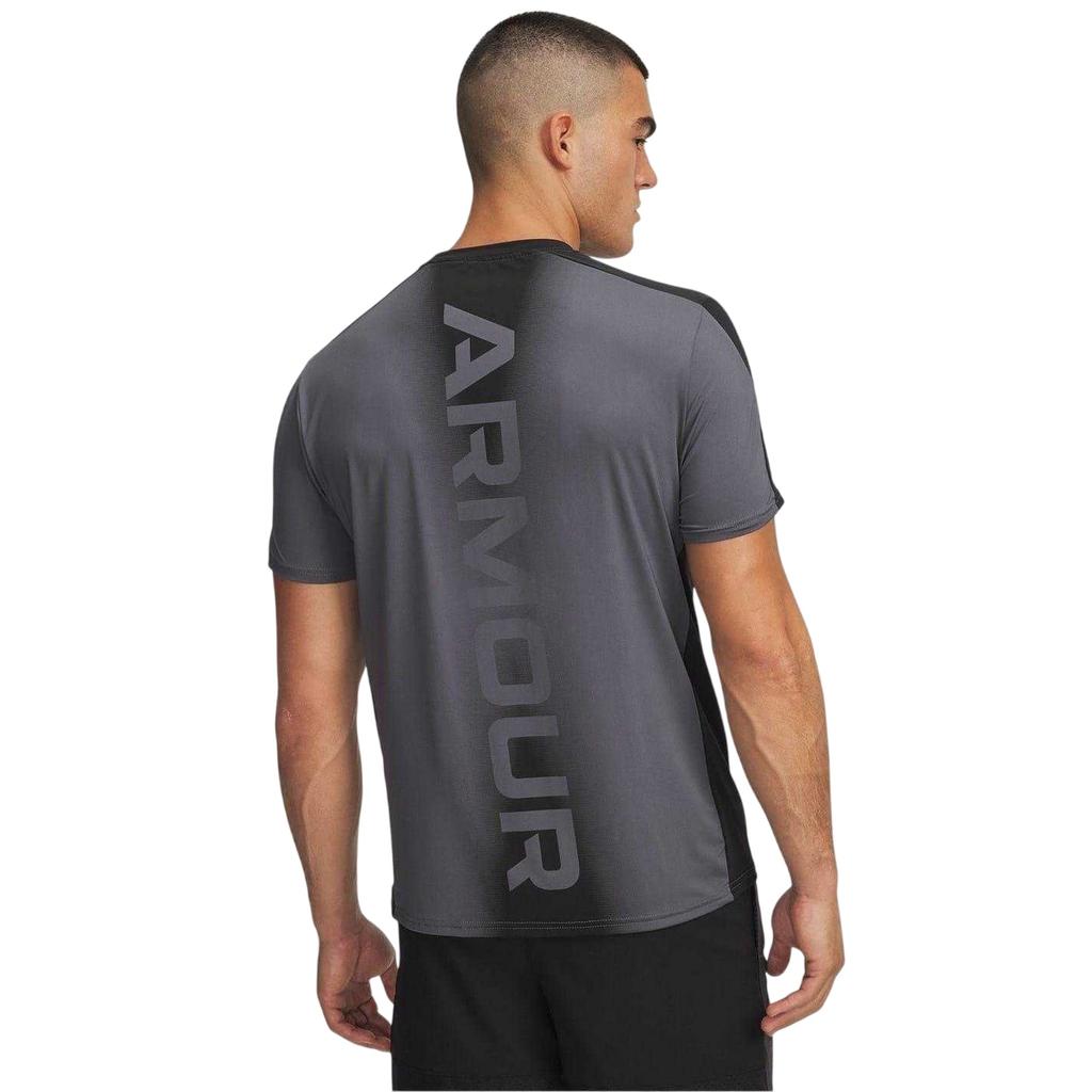 Under Armour Mens HG Wordmark Two Tone Slim T-Shirt