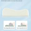 Four Seasons Baby Pillow Toddler Foam Bed Pillow Breathable Slow Rebound Baby Cartoon Neck Nursing Pillow Travel Cushion Bedding