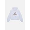 Unisex Oversized Hooded Sweatshirt With Letter Print Cotton Blend Loose Fit Fall Casual Wear