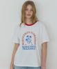 OURHOPE Two-Tone Margaret T-Shirt - White