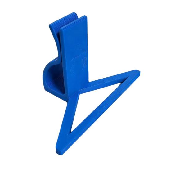 Paint Can Clip-on Brush Scraper Tool Mess Free Waste Reduction Universal Can Rim Mount Paint Brush Holder Painter Accessory синий