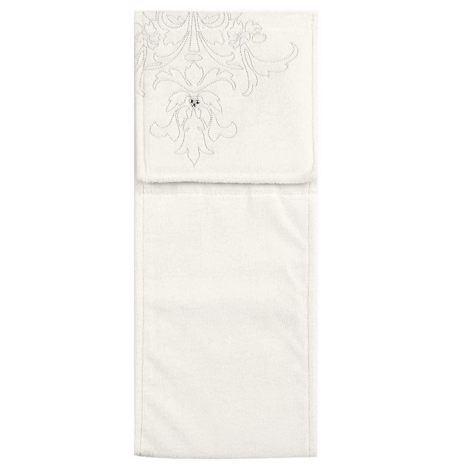 

Senko NYNAS Большой держатель для бумаги цвета слоновой кости с элегантной обложкой 64226, стразами, дизайном, слоновая кость