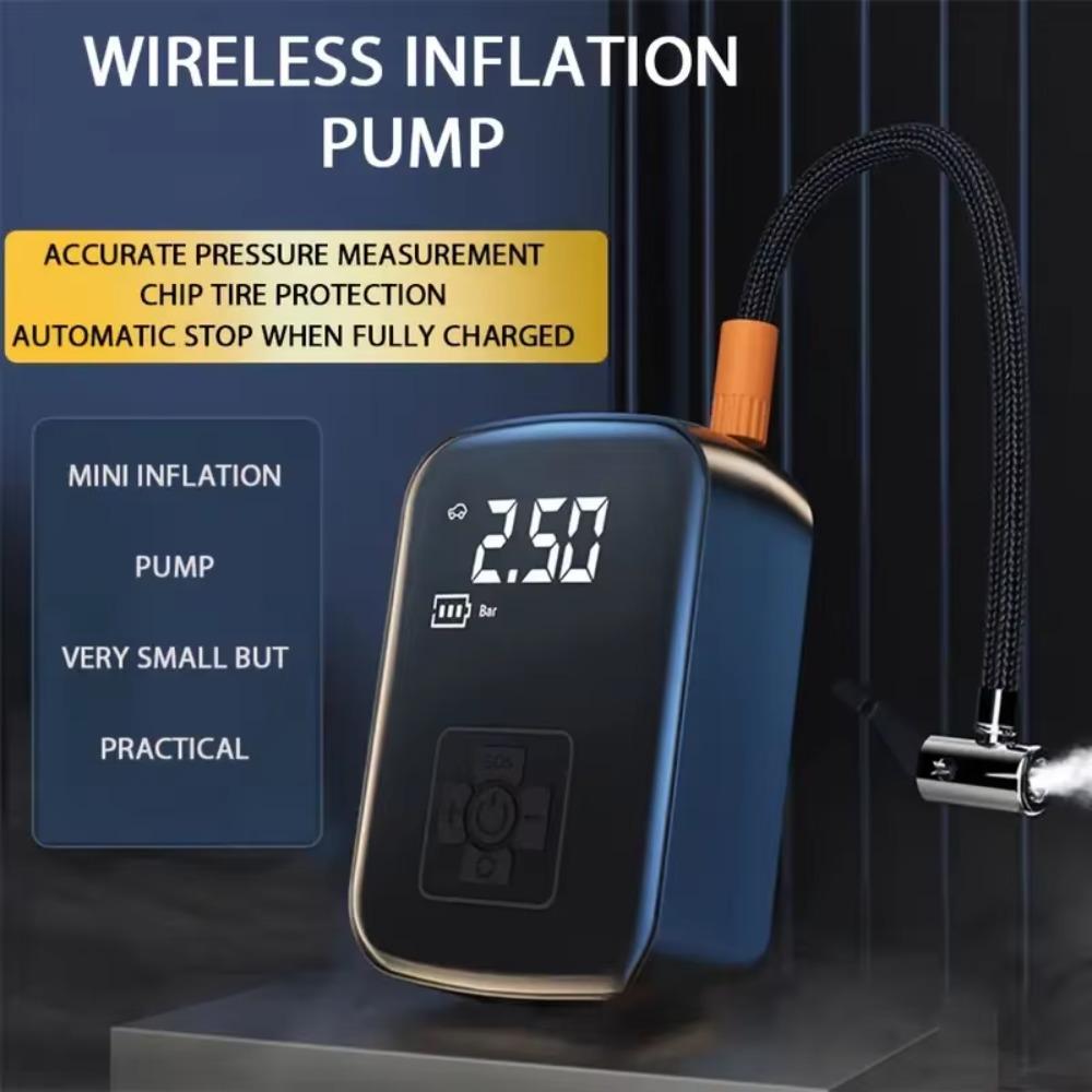 

Electric Tire Inflator Wired/Wireless Air Compressor New Car Tire Air Pump Bike And Motorcycle Wired