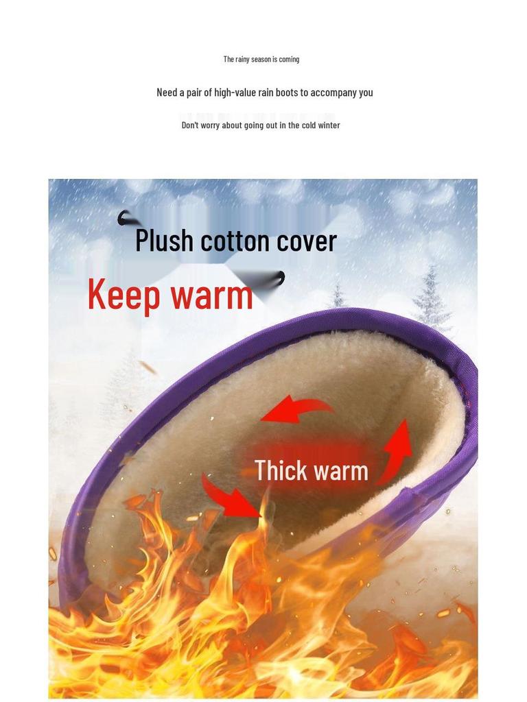 Botas de Neve de EVA Impermeáveis com Forro de Pelúcia: Novo Estilo, Espesso, Antiderrapante, Quente, Sapatos de Inverno