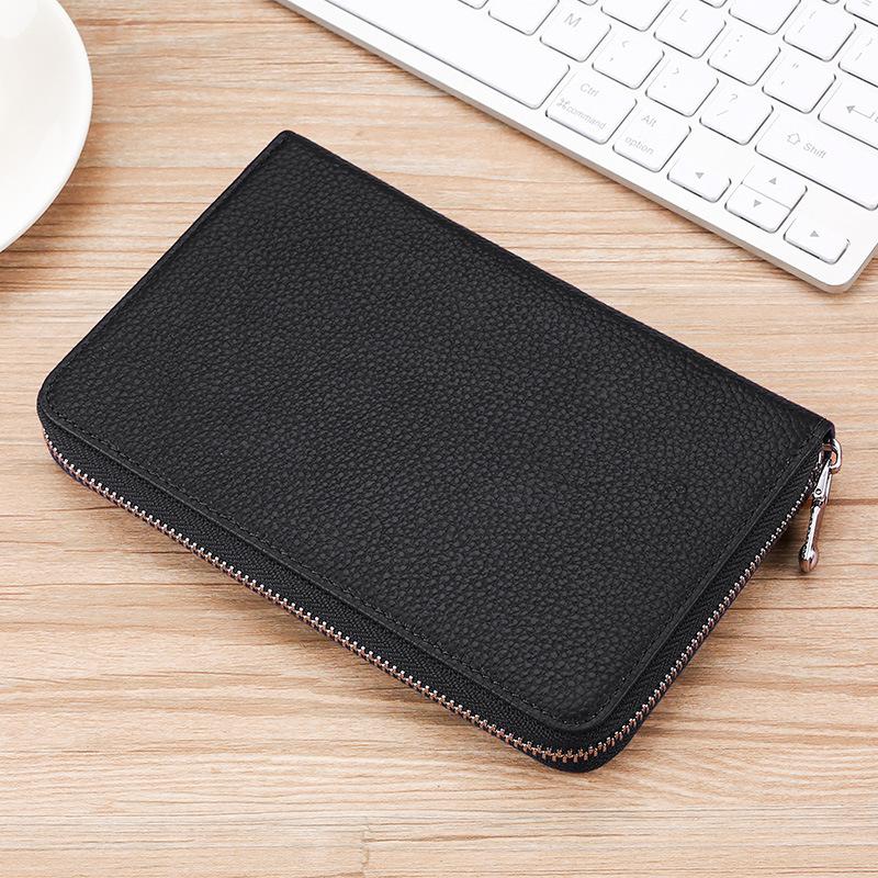 

Кожаный антимагнитный кардхолдер, коровья кожа, японский стиль, книжка для записей, чехол для паспорта, многофункциональный кошелек, длинный кошелек, обложка для ID.