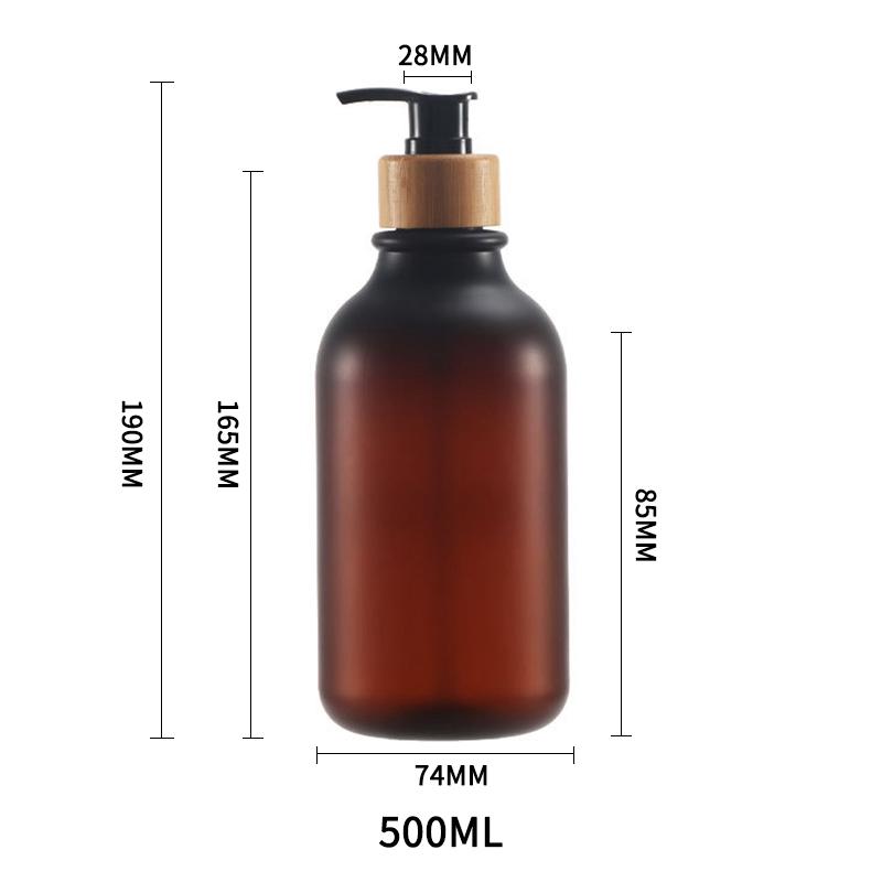 300/500Ml Liquid Soap Dispenser Bathroom Bottles Empty Pump Refillable Bathroom Shampoo Bottles Liquid Container Dispenser