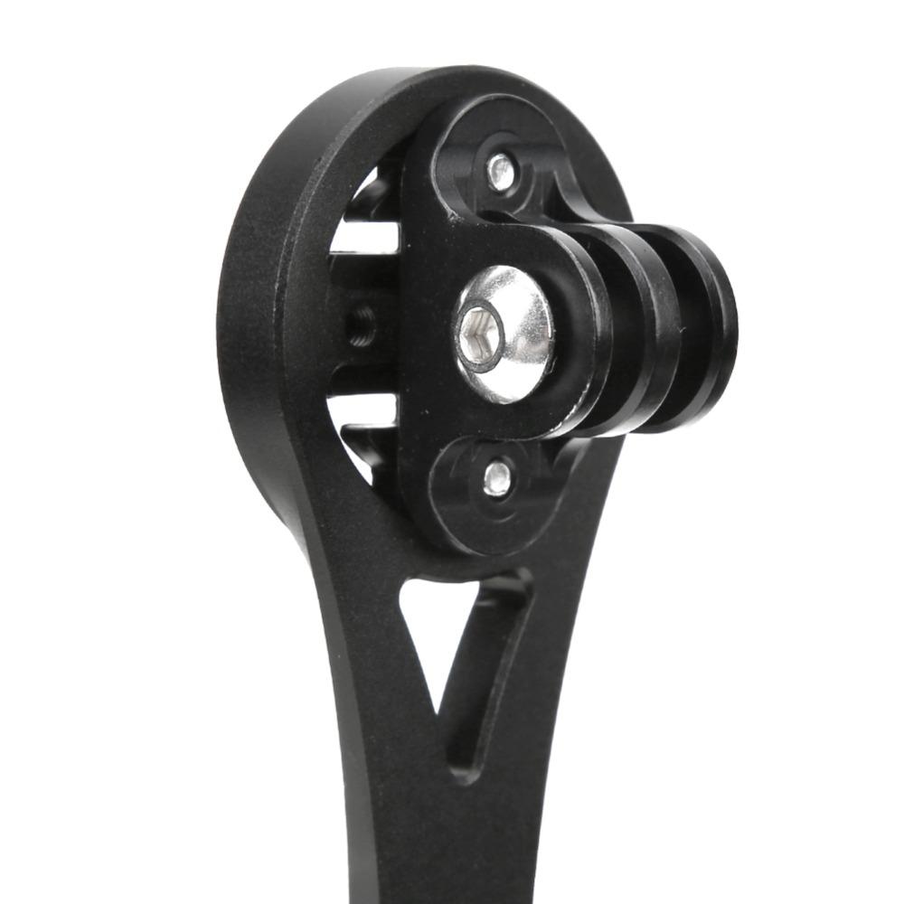 Aluminiumlegierung Fahrradcomputerhalterung Schwarze Lenker-Computerhalterung Fahrradfahren