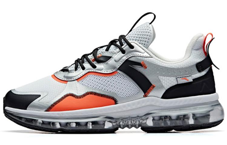 Men's Sneakers NASA X Anta SEEED Slip Resistant Abrasion Resistant Low Top Running Shoes Men's Silver White
