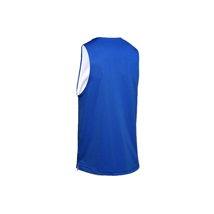 Under Armour UA Baseline Basketball Regular Loose Breathable Tank Top Men Tops Navy-Blue 1351288-486