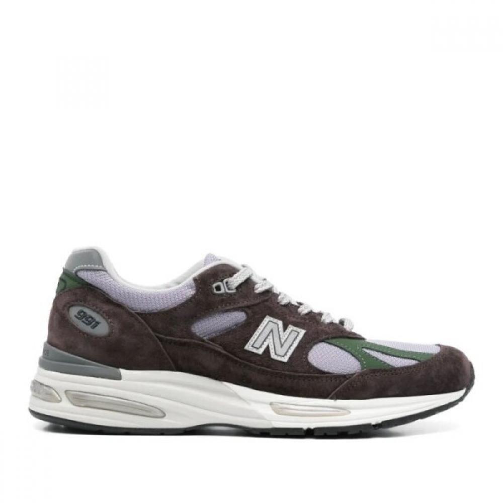 

New Balance Lace Up Suede Mesh Sneakers U991bp2 Green US9.5