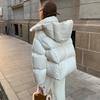 New Winter Sweet Down Cotton Jacket Women Fashion Coat Ladies Hooded Outwear Parkas Thick Cotton Padded Streetwear Overcoat 2025