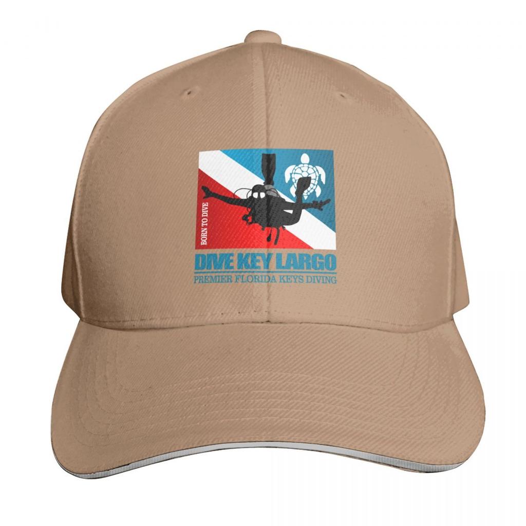 Dive Key Largo (DF) Baseball Cap Fishing Caps Unisex Cosplay Hats On Offer Fishing Hat Womens Unisexs