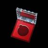 8pcs Commemorative Coin Single Collection Boxes Protective Case for Commemorative Medal Acrylic Transparent Flip-Top Crystal Box