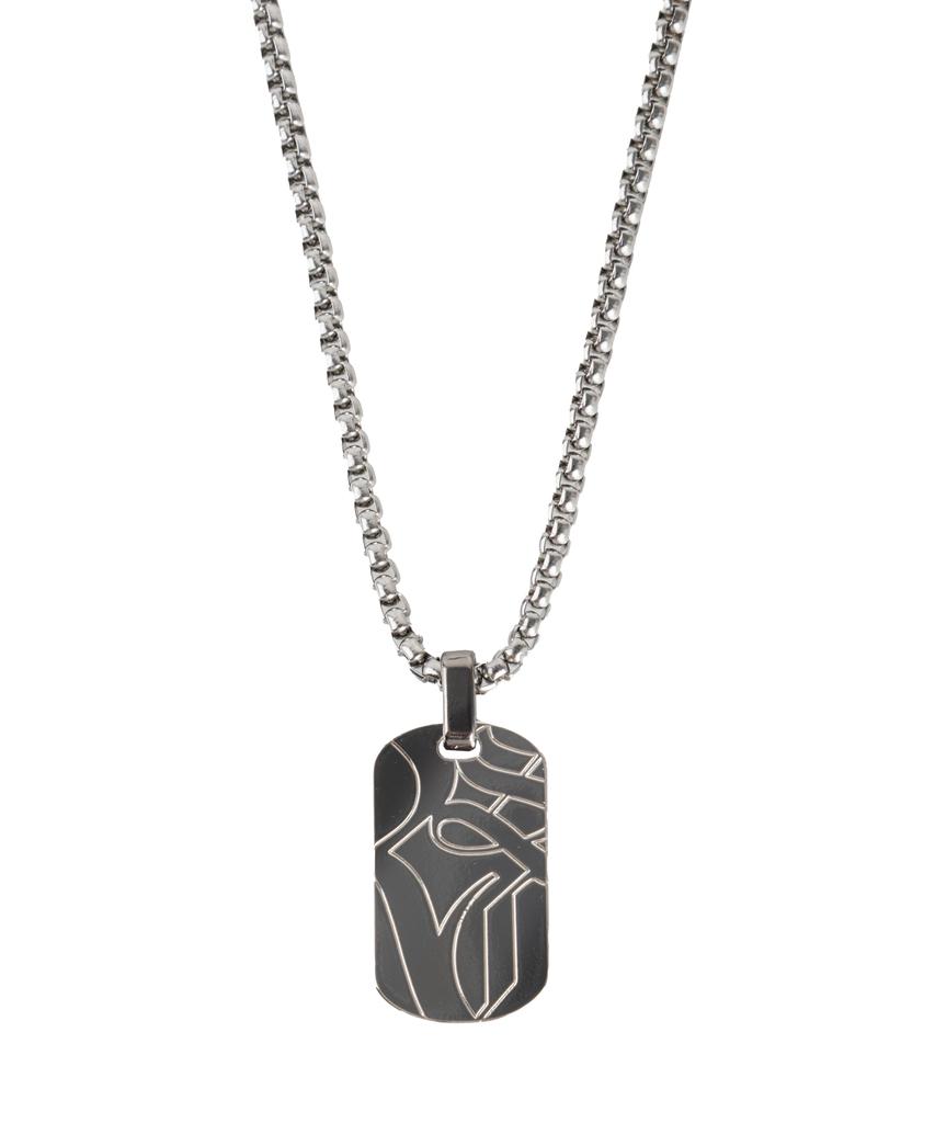 Rssc Enlarged Logo Necklace - Silver