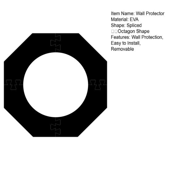 Splicing Dart Board Wall Protector Universal EVA Octagon Dart Backboard Wall Protection Surround Backing Guard Dart Board Accessories