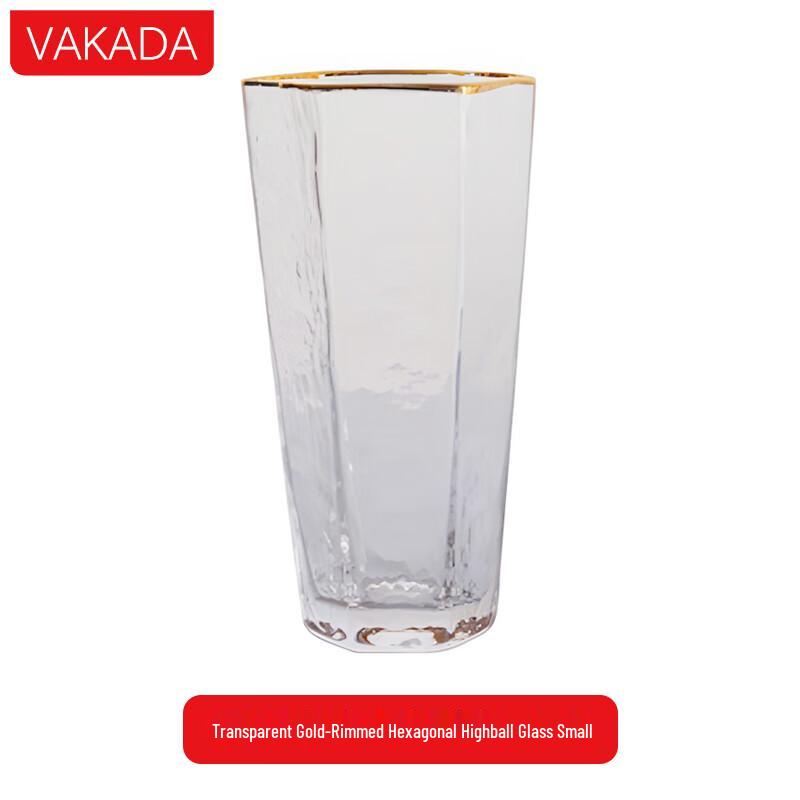 VAKADA High Borosilicate Glass Wine & Beverage Cup