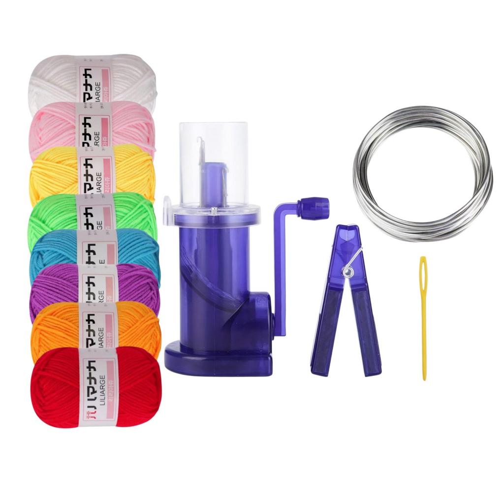 Hand-Cranked Rope Braiding & Jewelry Weaving Tool 