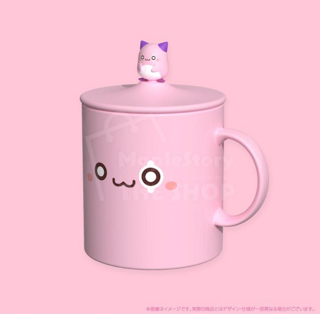 [USED] MapleStory Pink Bean Mug, BTS JIN