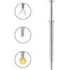 Sprinkle Pen, Pearl Grabber, Sugar Bead Pick-up Tool, Dragee Holder with 4-Prong, Edible Candy Catcher with 4 Claw for Cake, Cupcake, Ice Cream