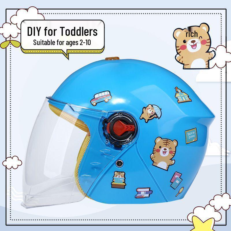 Children's Electric Scooter Helmet - Summer Sun Protection, All-Season Safety for Toddlers.