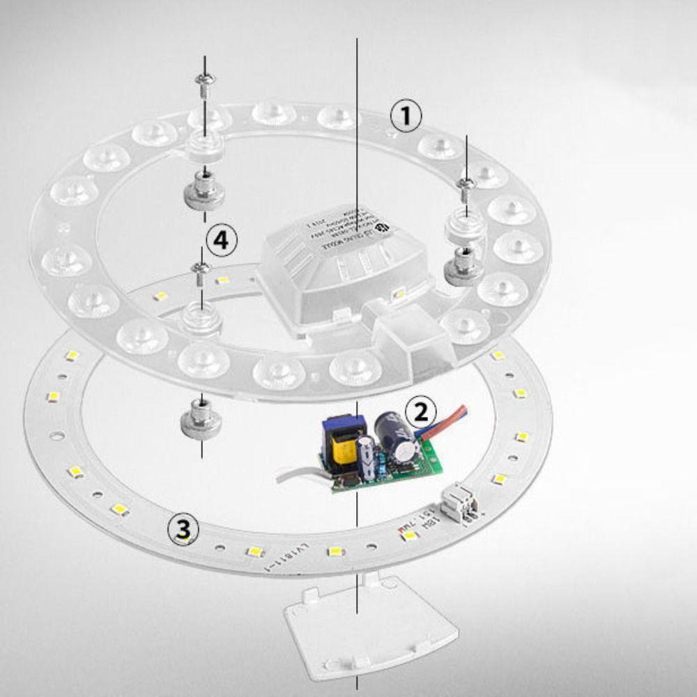 Replacement 12W 18W 24W 36W 48W 72W Ceiling Lights Durable Convenient Ceiling Lamp Round Led Module Dimmable Circle Lamp Home