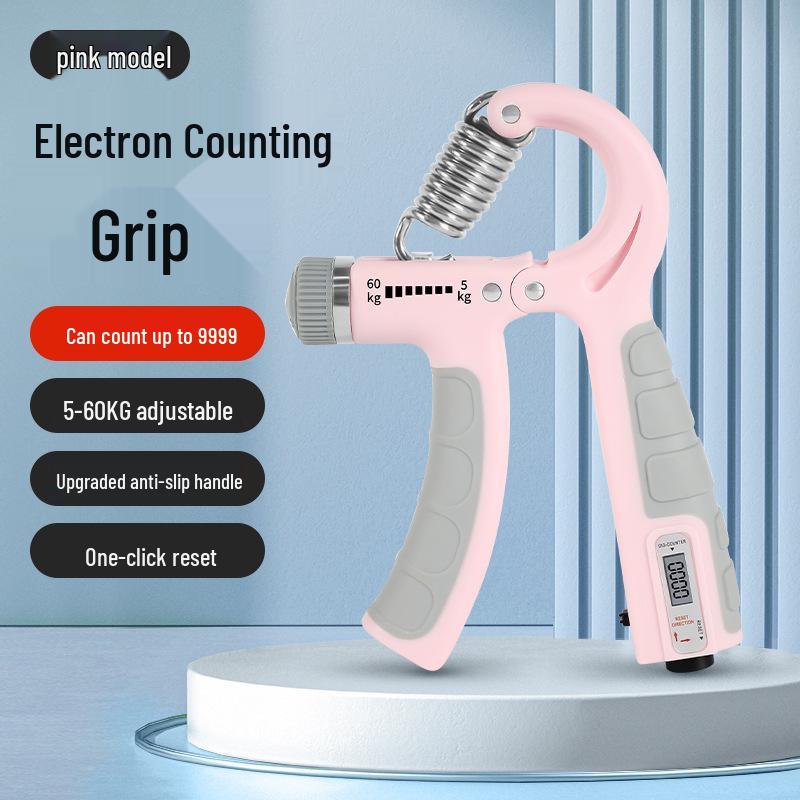 Verstellbarer Handtrainer für Männer, 5-60 kg, mit mechanischer und elektronischer Zählung für professionelle und studentische Fitness-Workouts