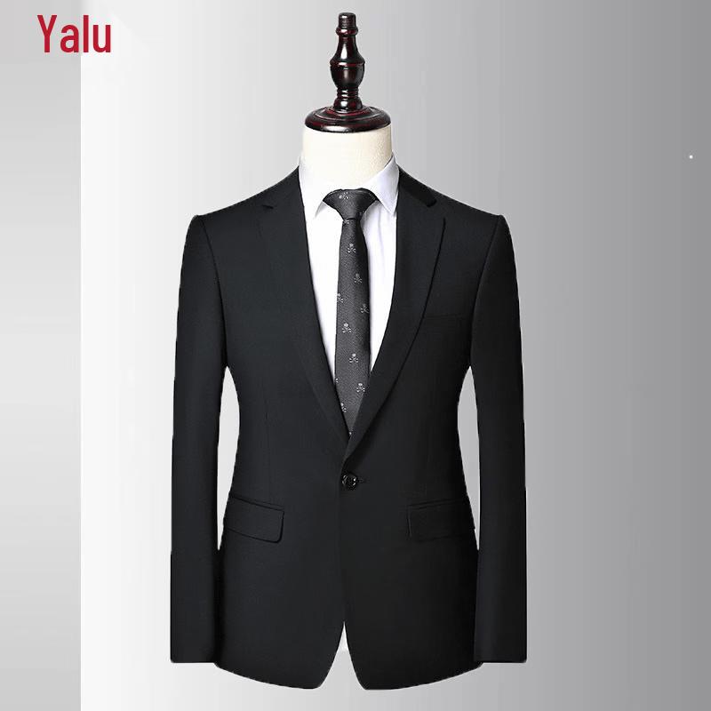 Мужской деловой и официальный костюм Yalu 3XL /185/100A чёрный