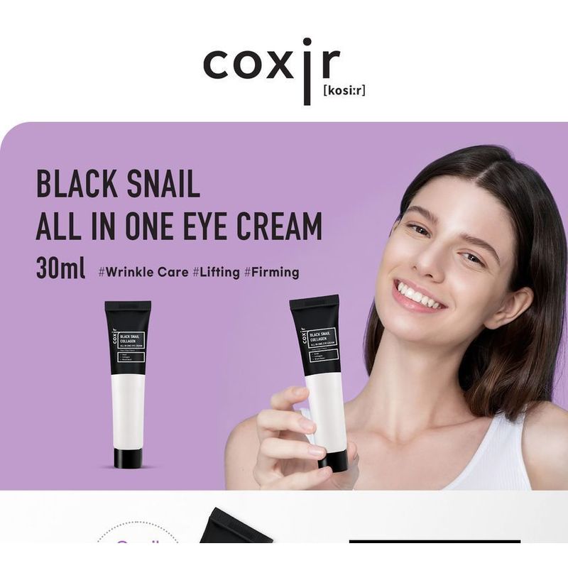 Coxir - Black Snail Collagen All In One Augencreme