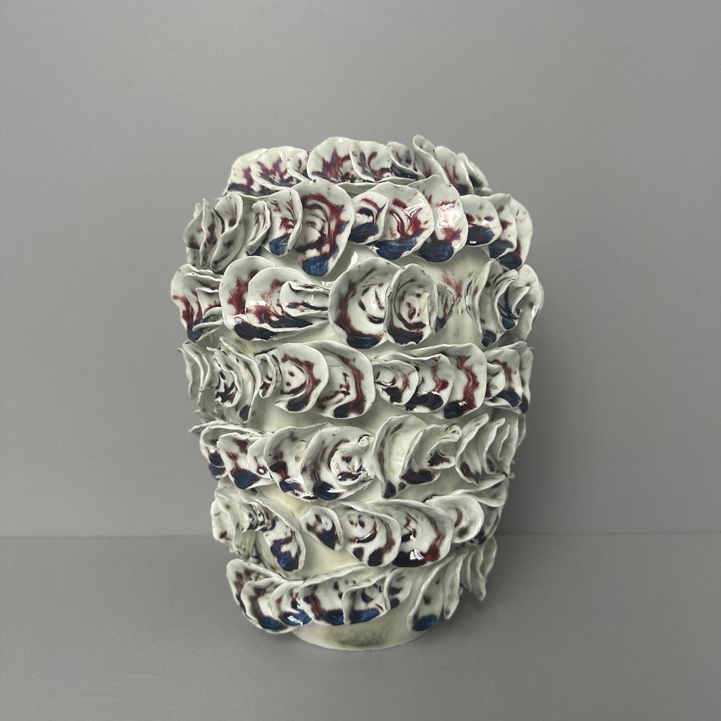 Керамічна Ваза Неправильно Складена Пелюстка Орхідея Метелик Ручна Робота Керамічна Пляшка Ваза для Квітів Аксесуари для Домашнього Декору