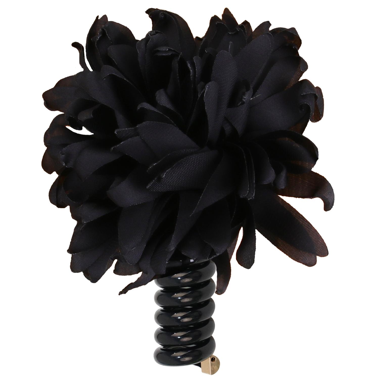 

Женские атласные резинки для волос с цветком, милые резинки-пружинки для волос для девочек, детские аксессуары для волос