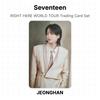 Seventeen RIGHT HERE WORLD TOUR Trading Card Set Official Photocard