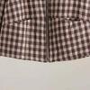 Mom's New Autumn/Winter Lightweight Plaid Cotton Jacket - Loose Fit, Plus Size, Casual Korean Style Outerwear for Women