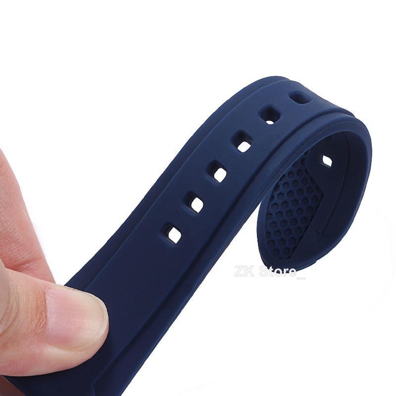 Premium Silicone Wristbands 22mm 24mm 26mm Watch Strap for Paneria Rubber Watchband Waterproof Sport Watch Accessories for Men