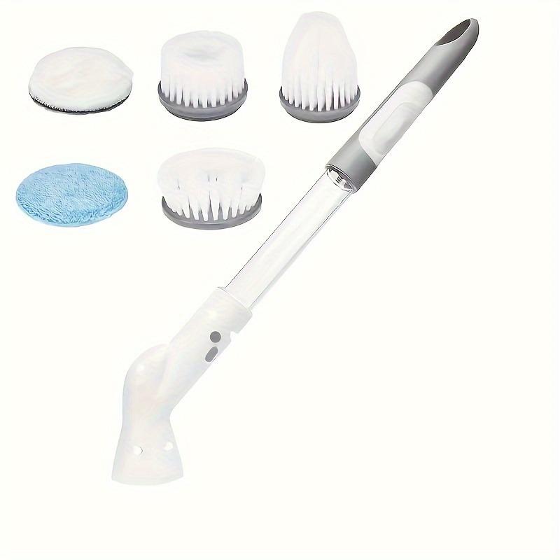 

Rechargeable Power Scrubber with Adjustable Long Handle and 6 Replaceable Brush Heads - Perfect for Cleaning Bathrooms, Kitchens United States