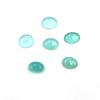 Natural Aqua Chalcedony Oval Cabochon Loose Gemstone Lot 6 Pcs 10*13 MM 30 CT For Jewelry Making