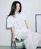 Nigaennikol Nicole Butterfly Sleeve Top_White Silver