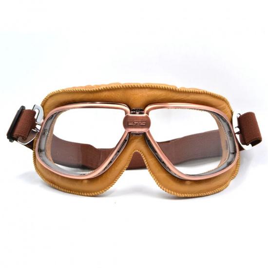 Motorcycle Vintage Old School Retro Goggles