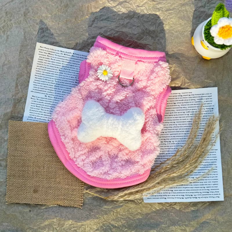 Ropa para perro gato chaleco de invierno ropa para mascotas cálida linda caricatura Oso Grande títere de peluche ropa para mascotas