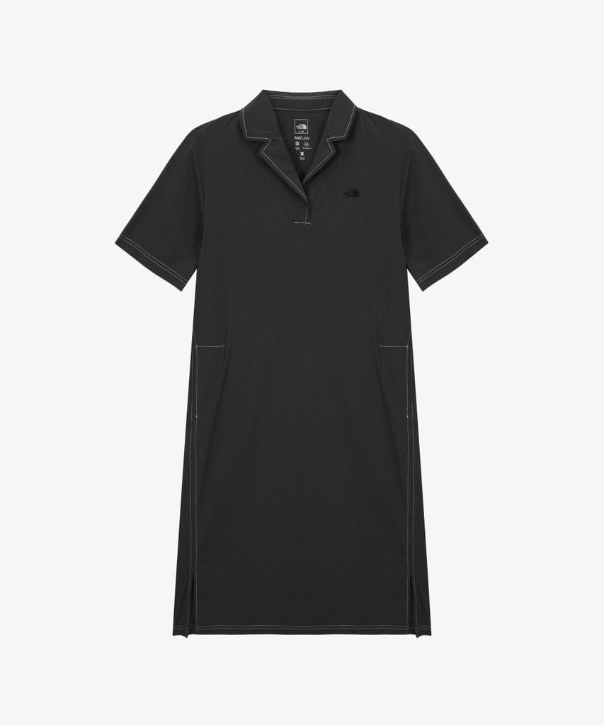 Noseupeiseu Nt7Zs42C Women'S Ice Cube Collar Dress Metal Gray