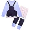 19779 Kids Girls Lily Lovebraids Printed Long Sleeves Round Neck T-shirt Top Trousers Sets