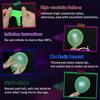 100Pcs Matte Neon Balloons Decorative UV Balloons Party Supplies Luminous Balloons  Party