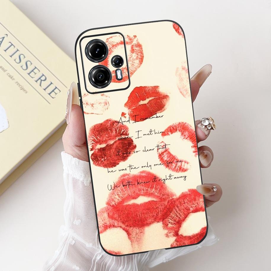 For Motorola Moto G13 G23 Case Lovely Panda Daisy Painted Cover Soft Silicone Phone Case For Moto G23 G 13 MotoG13 MotoG23 Coque