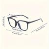 3 Pieces of Geometric Y2K Elegant and Simple Timeless Women's Daily Street Pography Glasses Women's Fashion Accessories Gifts