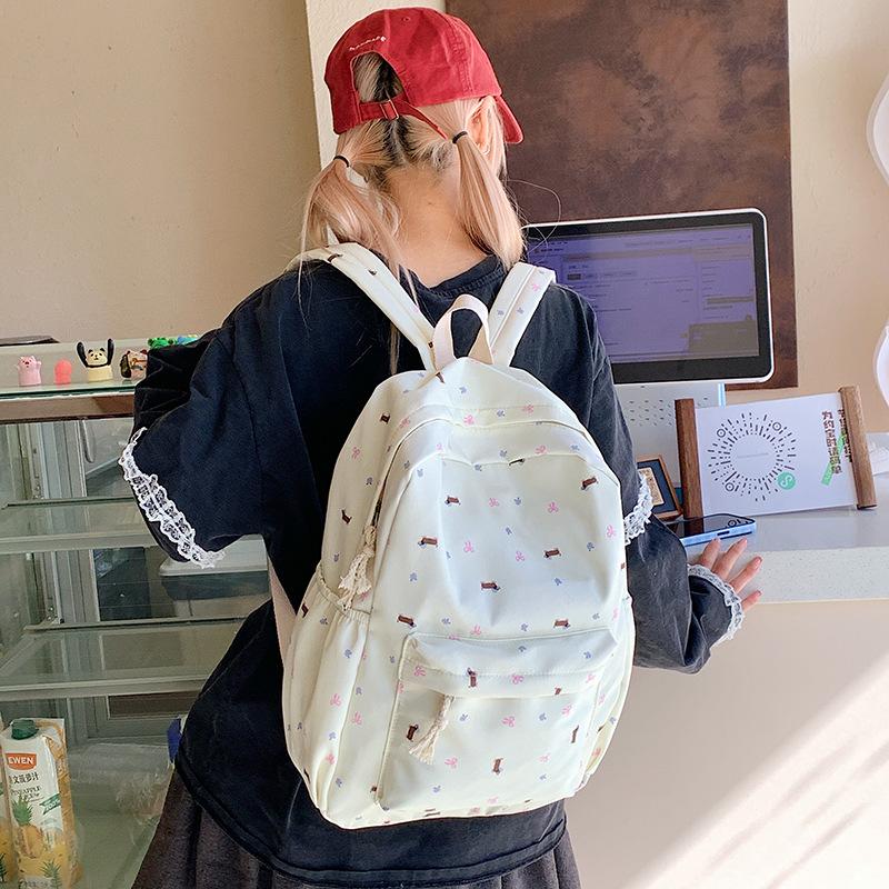 Schoolbag Japanese cute girl heart versatile large capacity student backpack 1011 spring new trendy Korean version fashion backpack