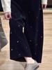 2025 Women's Winter Corduroy Fleece-Lined Wide-Leg Balloon Pants